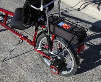 Electric motor option for bike