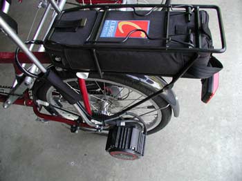 Electric motor option for bike