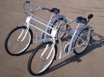 side by side tandem bicycle